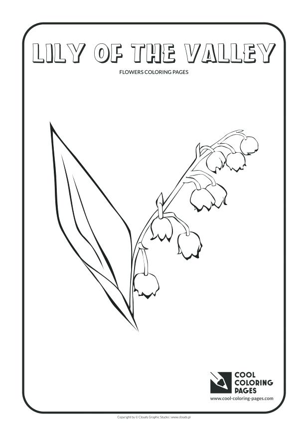 618x874 Lily Of The Valley Coloring Page S Lily Of The Valley Coloring