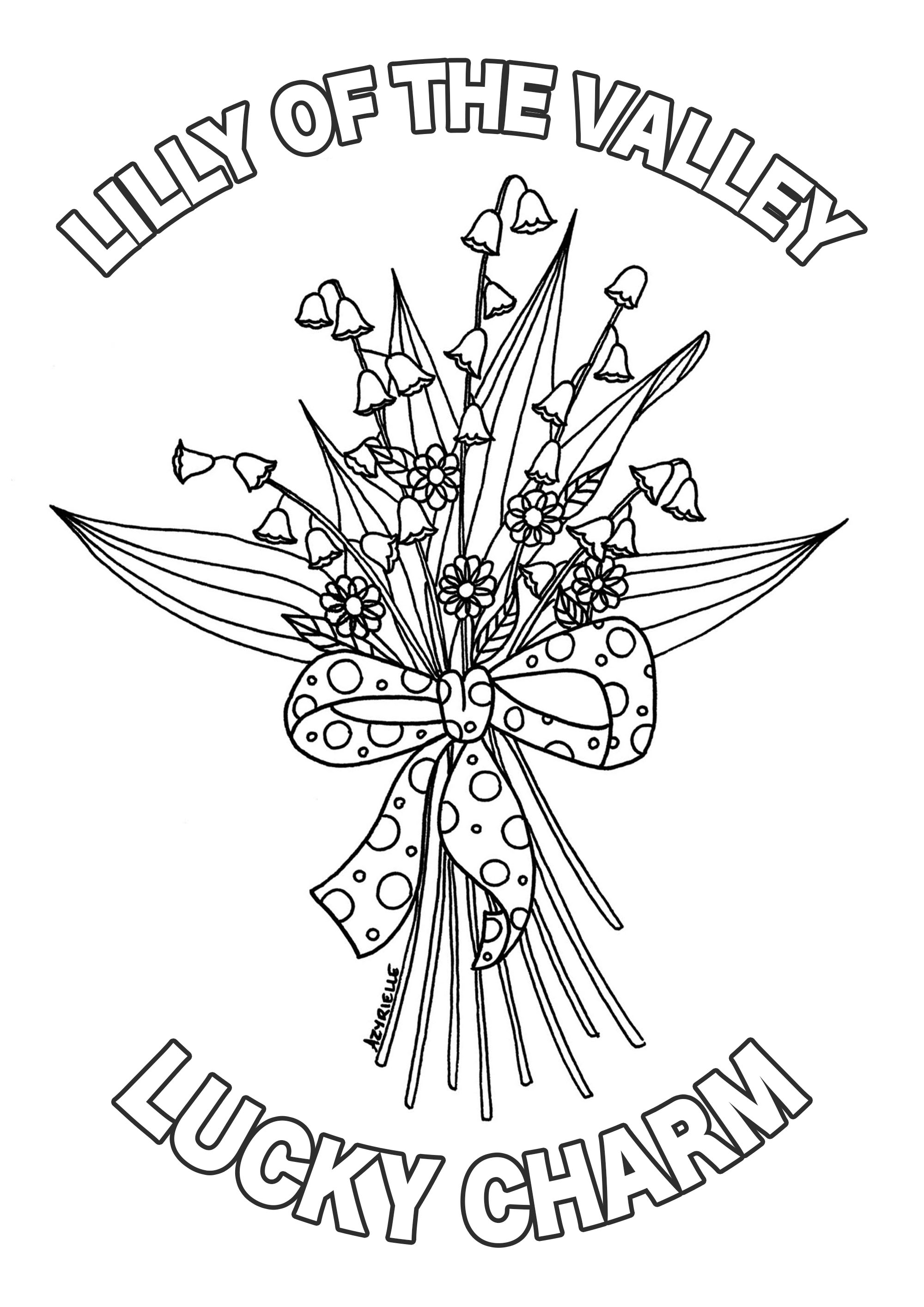 Lily Of The Valley Coloring Pages at GetColorings.com | Free printable