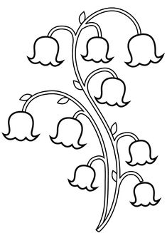 235x327 Lily Coloring Pages Lily Of The Valley 4 Coloring Online Cake
