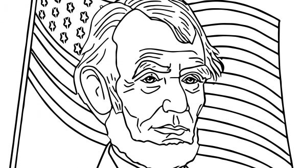 585x329 Hurry Abraham Lincoln Coloring Page Pages Free