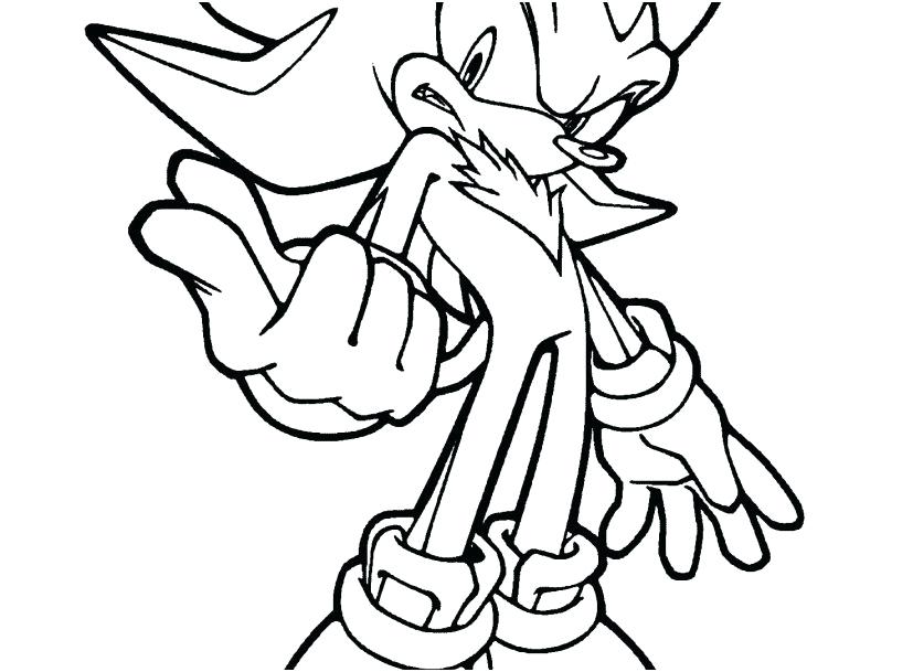 827x609 Sonic Coloring Pages Printable Sonic Line Coloring Pages Printable