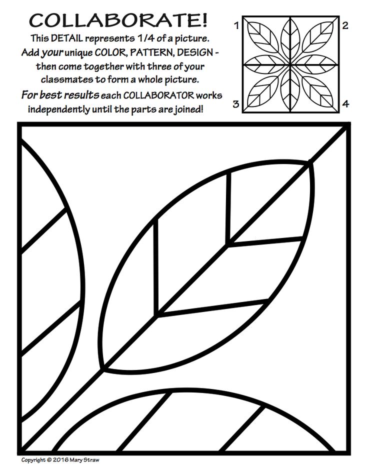 736x952 Adding Lines To Coloring Page Line Art Lesson