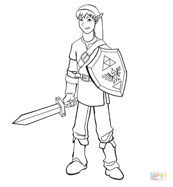 600x646 Legend Of Zelda Coloring Pages Legend Of Coloring Pages Images