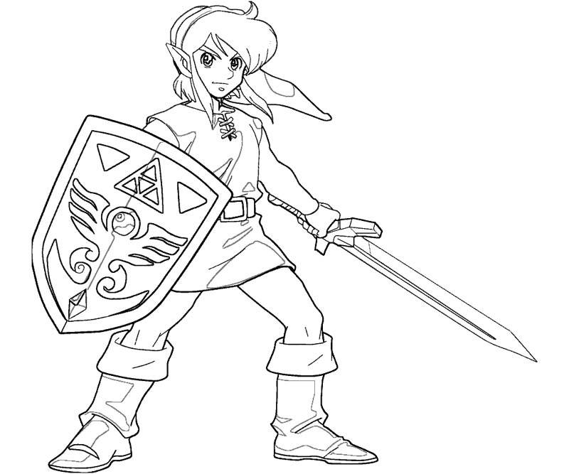 800x667 Link Coloring Pages Printable