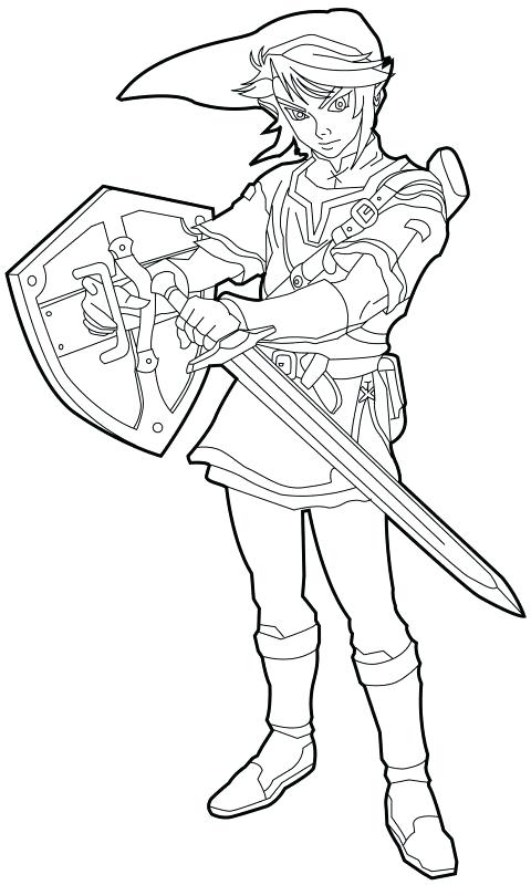 480x800 Zelda Coloring Pages Free Printable Coloring Pages For Kids Legend