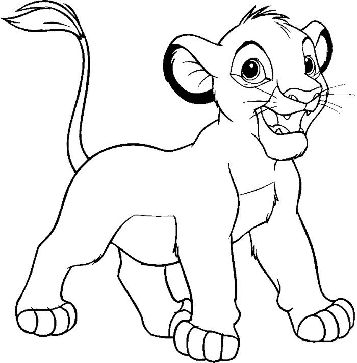 700x710 Lion King Coloring Pages Kovu Pin Shreya Thakur On Free Coloring