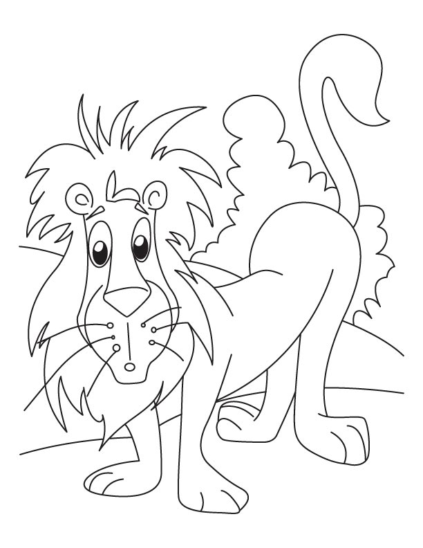 Free Printable Lion Coloring Pages For Kids 612x792 Free Printable Lion Coloring Pages For Kids