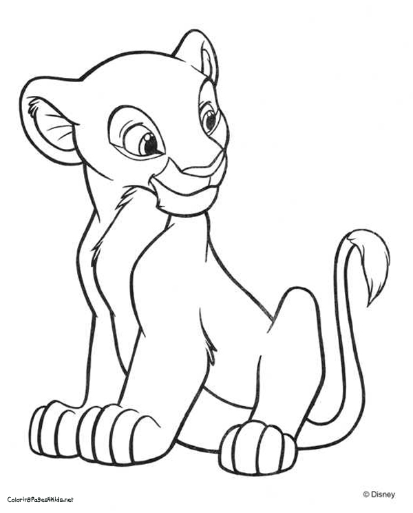 Lion King Simba Coloring Pages 600x744 Lion King Simba Coloring Pages
