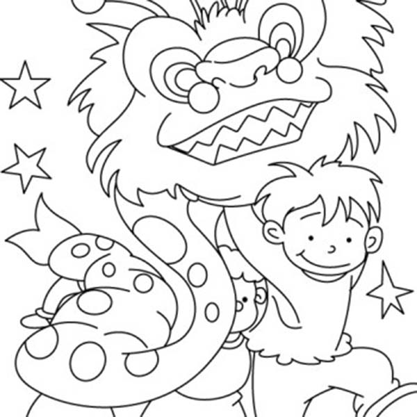 Lion Dance Coloring Page at GetColorings.com | Free printable colorings