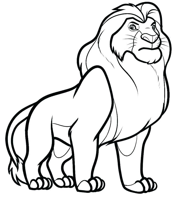700x791 Coloring Pages Of Lions Coloring Page Lion Lion Face Coloring Page