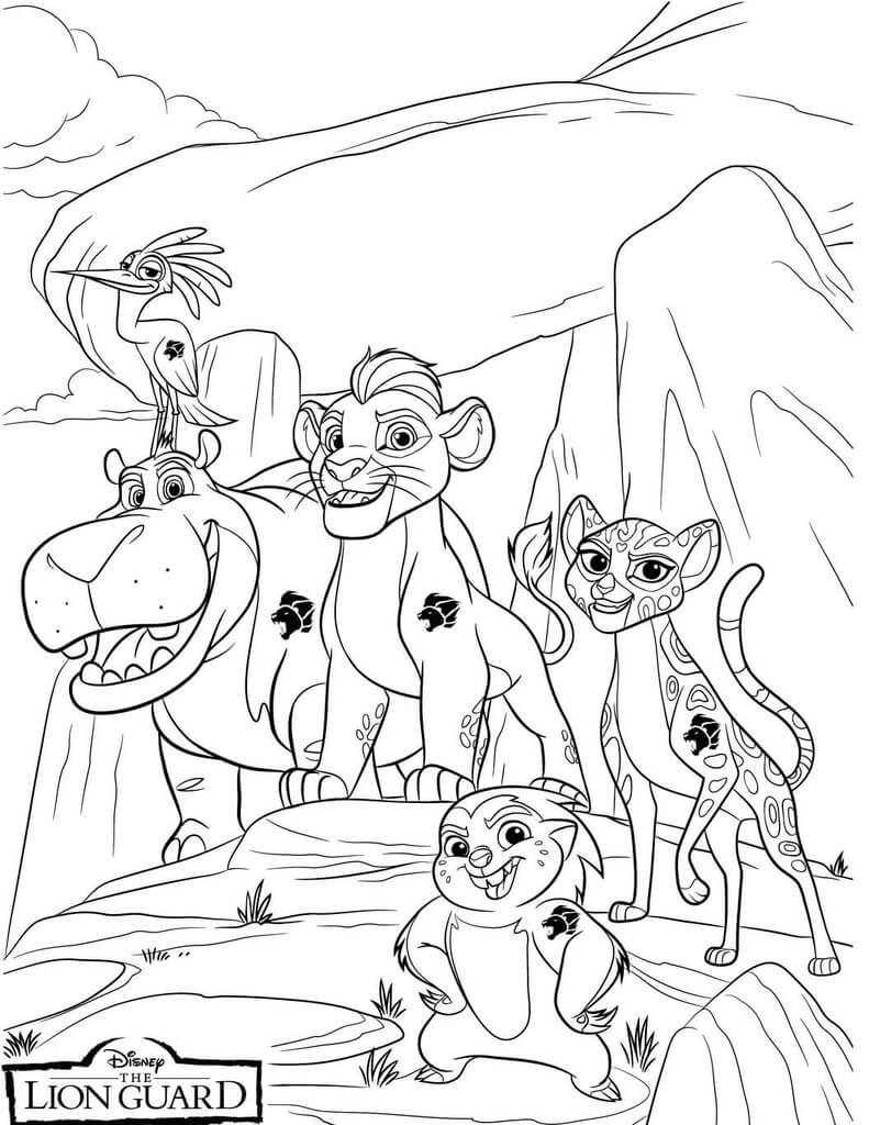 20 Printable The Lion Guard Coloring Pages 791x1024 20 Printable The Lion Guard Coloring Pages