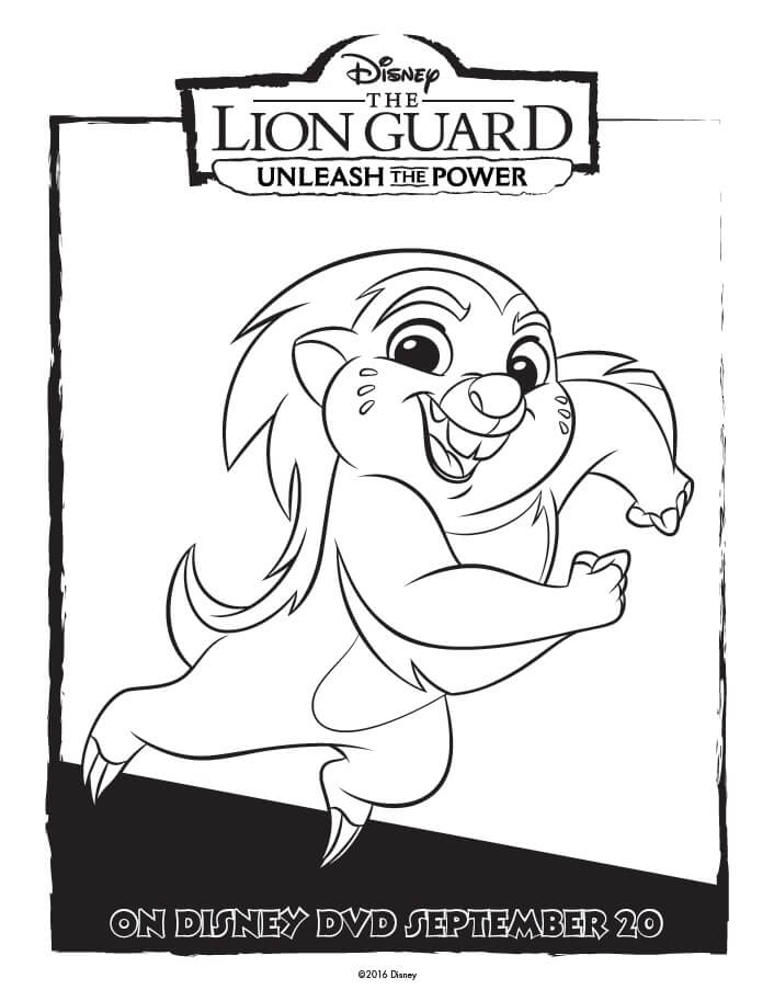 The Lion Guard Coloring Pages 706x913 The Lion Guard Coloring Pages