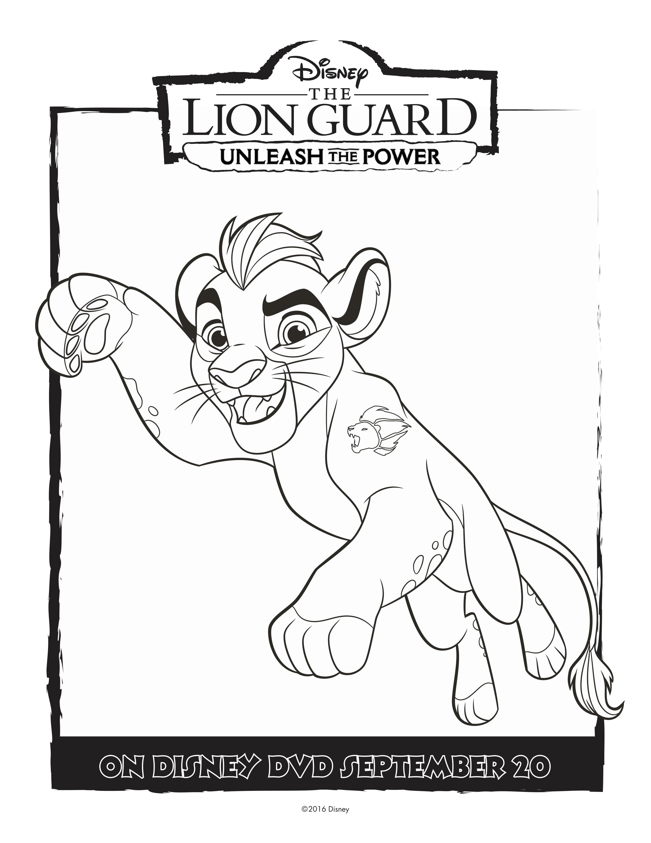 Disney Lion Guard Kion Coloring Page Printable Coloring Pages 2550x3300 Disney Lion Guard Kion Coloring Page Printable Coloring Pages