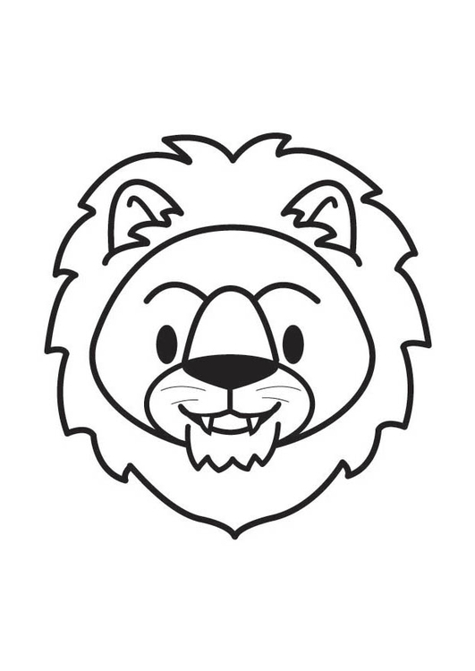 Coloring Page Lion Head 531x750 Coloring Page Lion Head