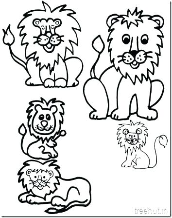 Coloring Pages Of A Lion 354x447 Coloring Pages Of A Lion