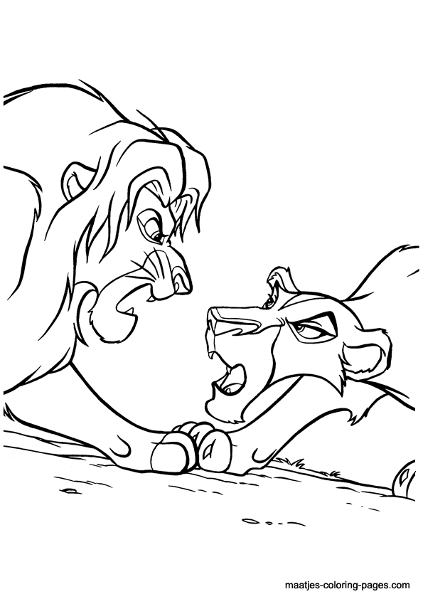 Lion King 2 Coloring Pages at GetColorings.com | Free printable ...