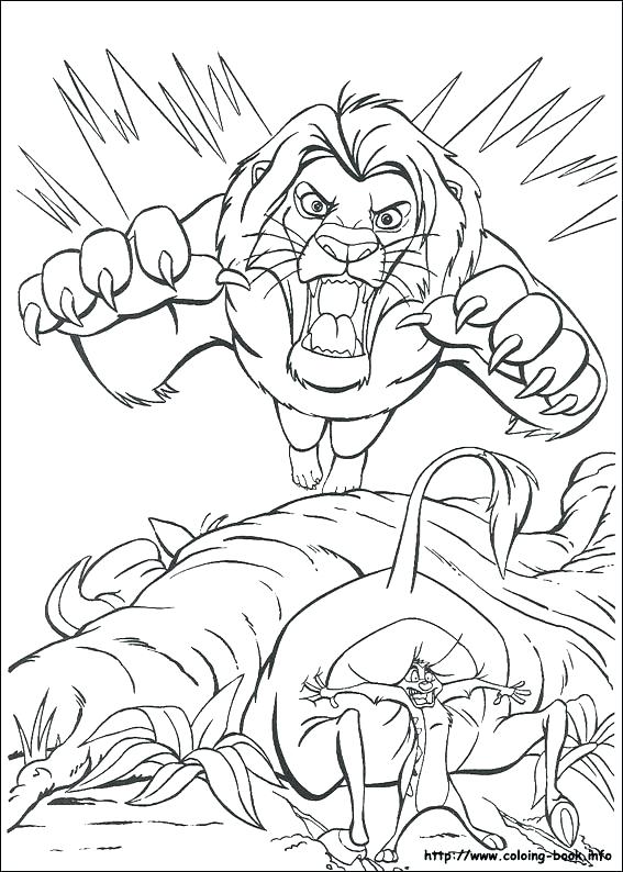 Lion King Pictures To Color Lion King Character Colouring Page 567x794 Lion King Pictures To Color Lion King Character Colouring Page