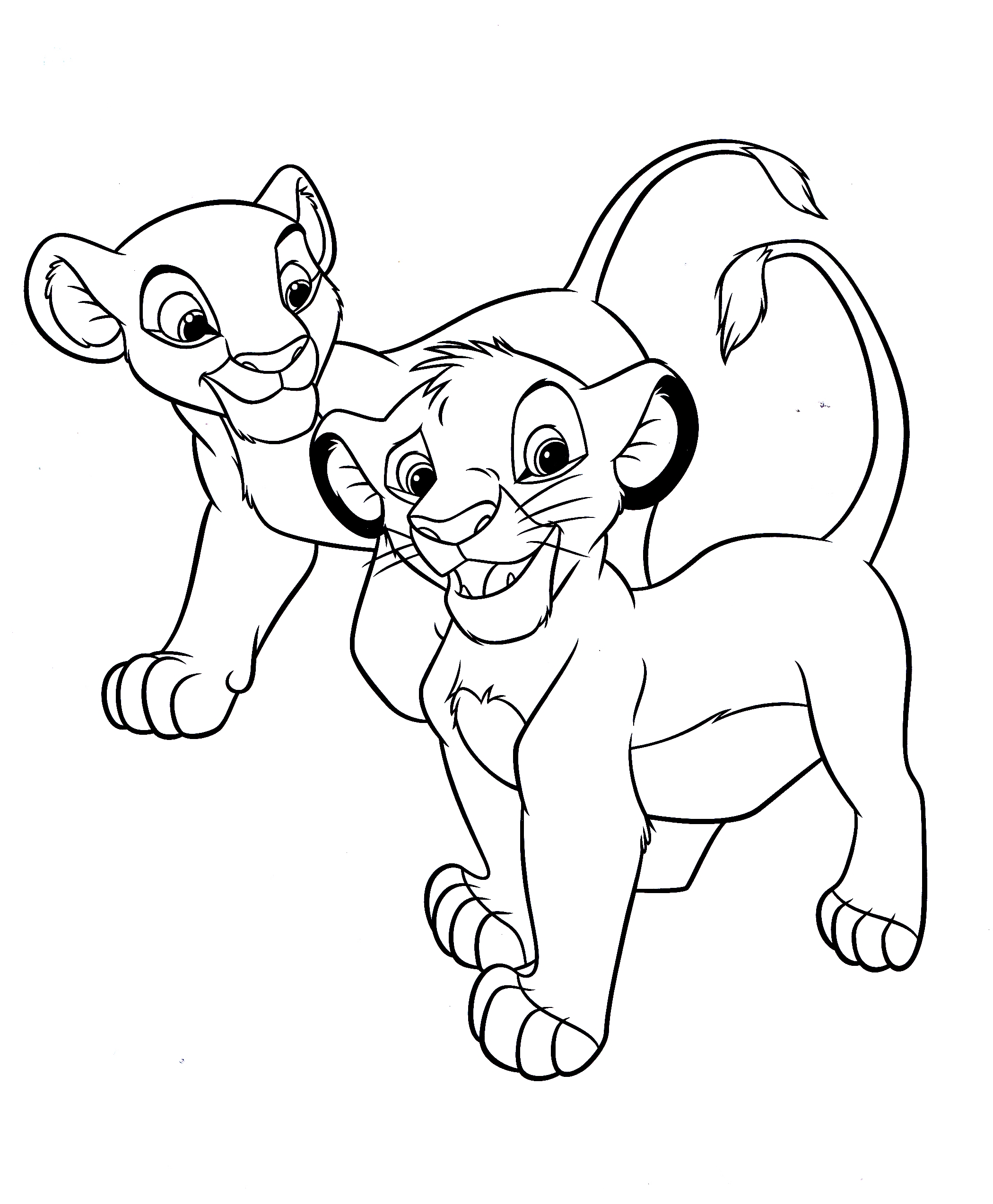 Nala Coloring Pages Disney Lion King Images 2100x2548 Nala Coloring Pages Disney Lion King Images