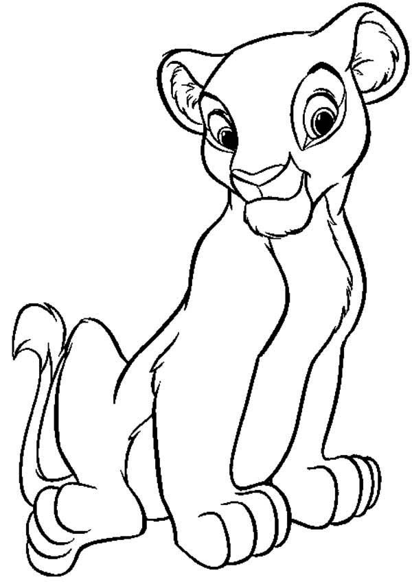 600x854 Lion King Kiara Coloring Pages Printable The Lion King Coloring