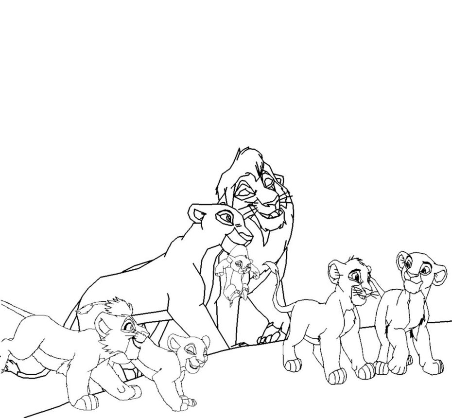 930x860 Kovu Coloring Pages