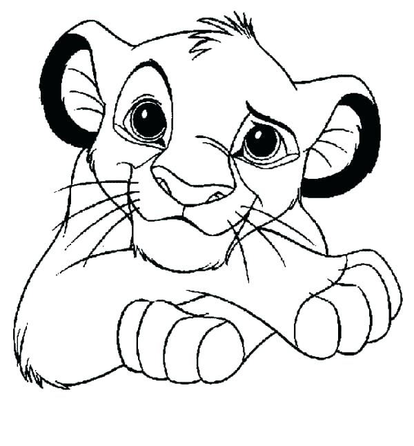 600x646 Lion King 2 Coloring Pages Kiara And Kovu Scar Extraordinary