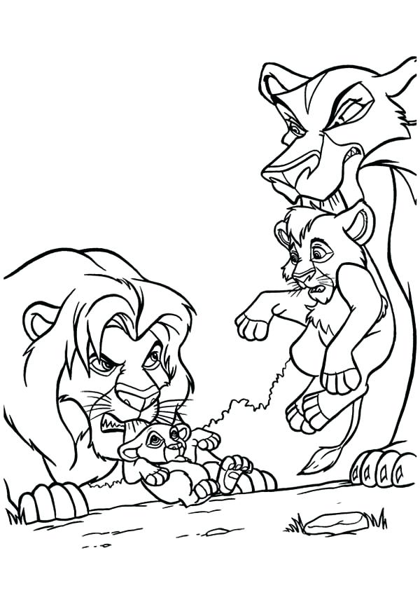600x849 Lion King Printable Coloring Pages Protecting A Lion King Falling