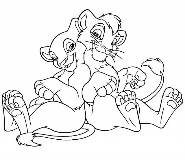 640x558 Kovu Coloring Pages