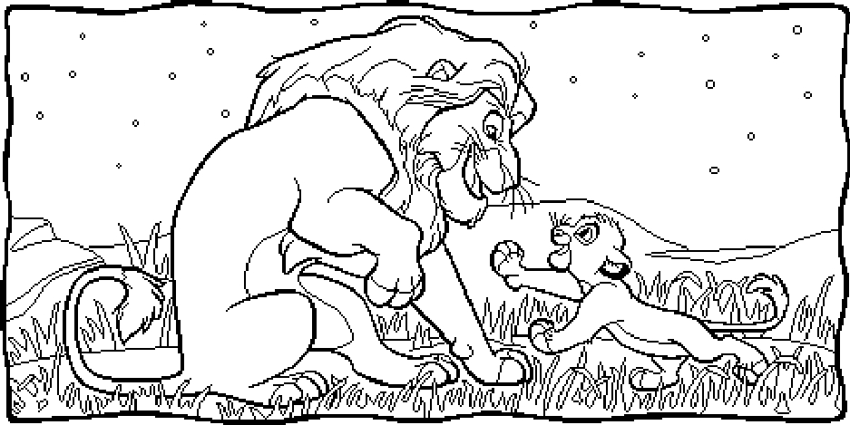 Lion King Coloring Pages Mufasa