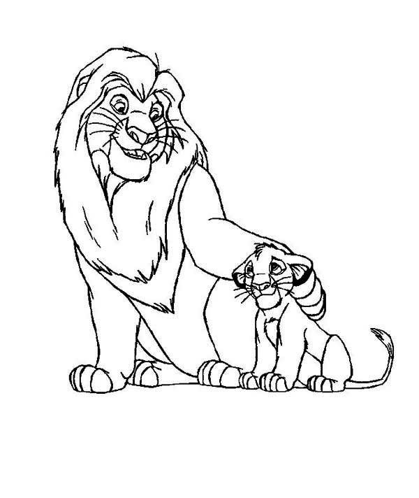600x712 Lion King Coloring Pages Mufasa And Simba 50 Journalingart
