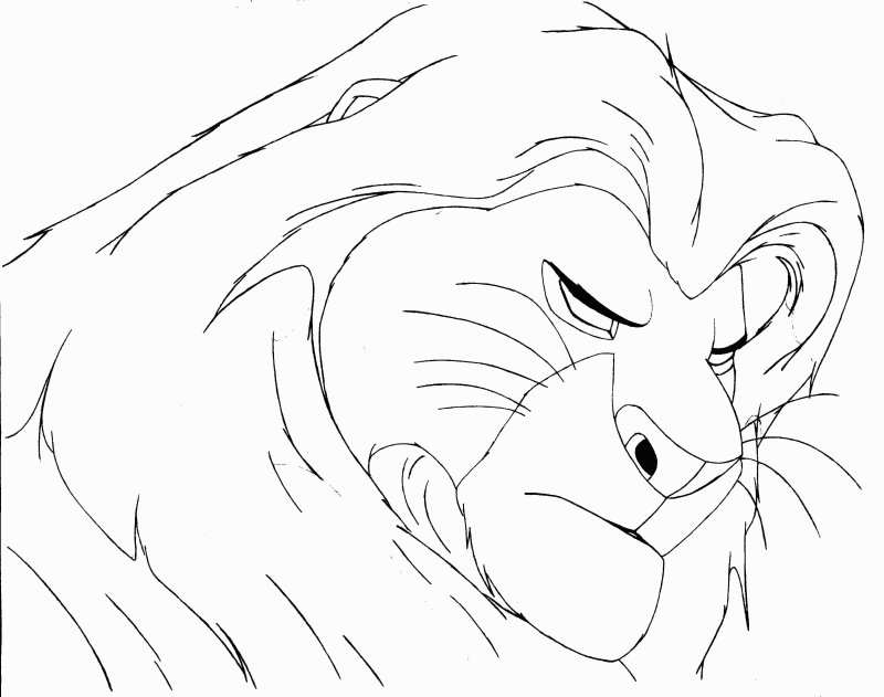 800x631 Lion King Coloring Pages Lion King Coloring Pages Mufasa Kids