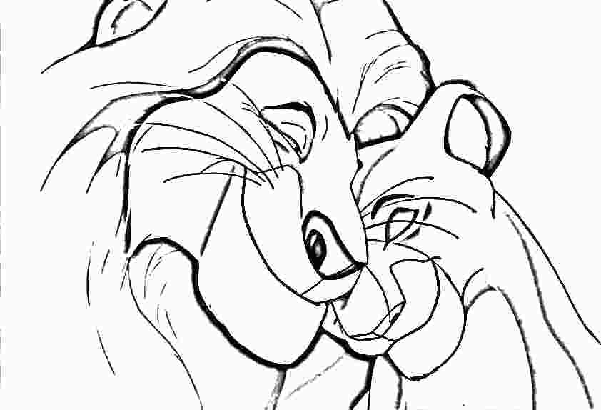 842x574 Mufasa Coloring Pages Download This Coloring Page Simba And Mufasa