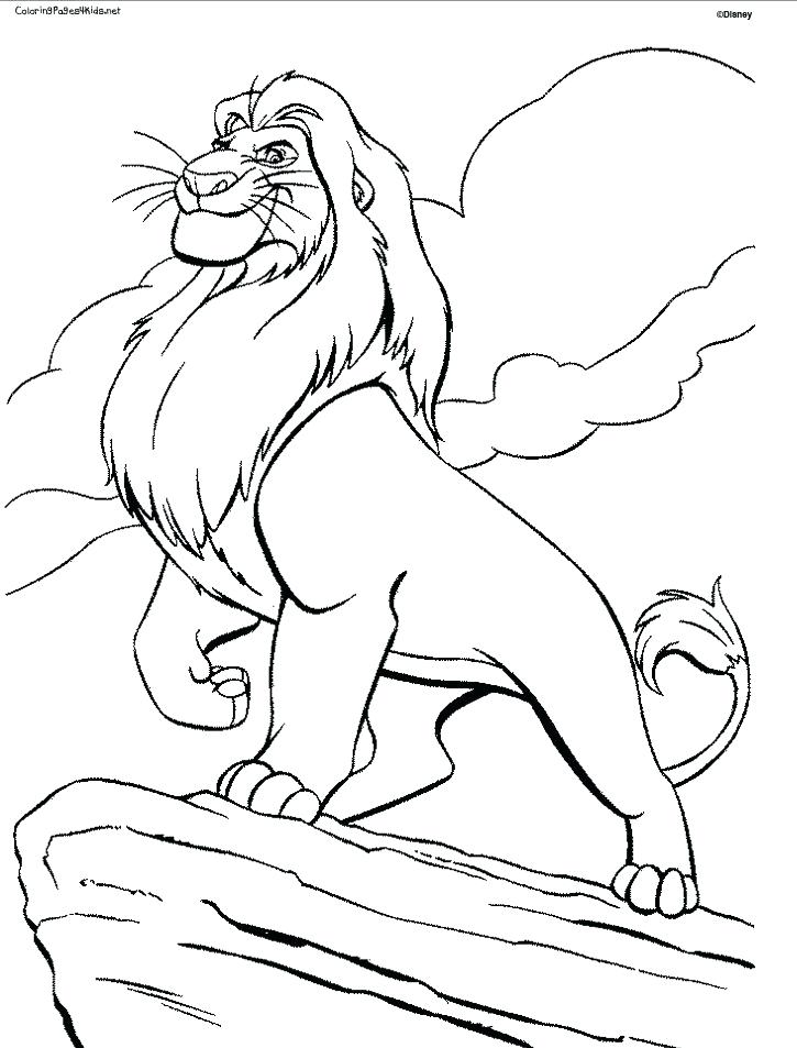 725x953 Lion King Color Pages Lion King Coloring Pages Coloring Pages