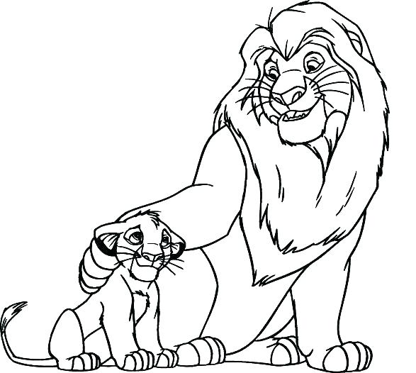587x526 Lion King Coloring Page Scar Coloring Page Lion King Coloring