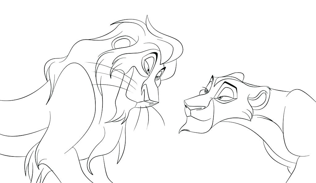1024x593 Coloring Pages Lion King Lion Coloring Pages 2 Lion King Coloring