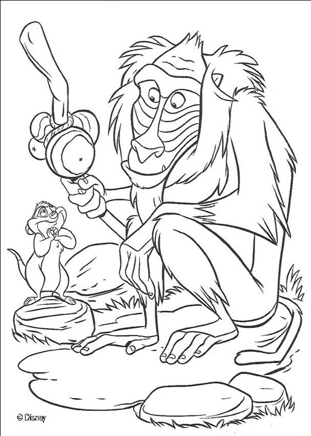 607x850 The Lion King Coloring Pages Free Download