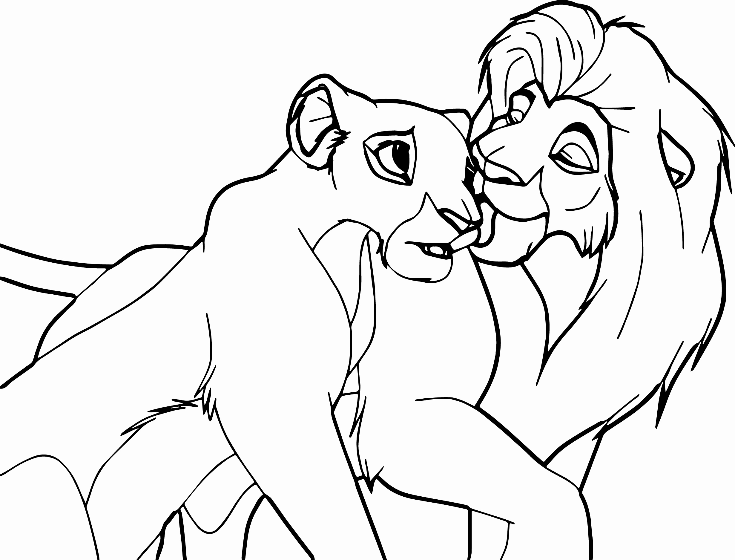 2461x1874 Coloring Pages King Lion King Coloring Pages Simba Ohmygirl.us