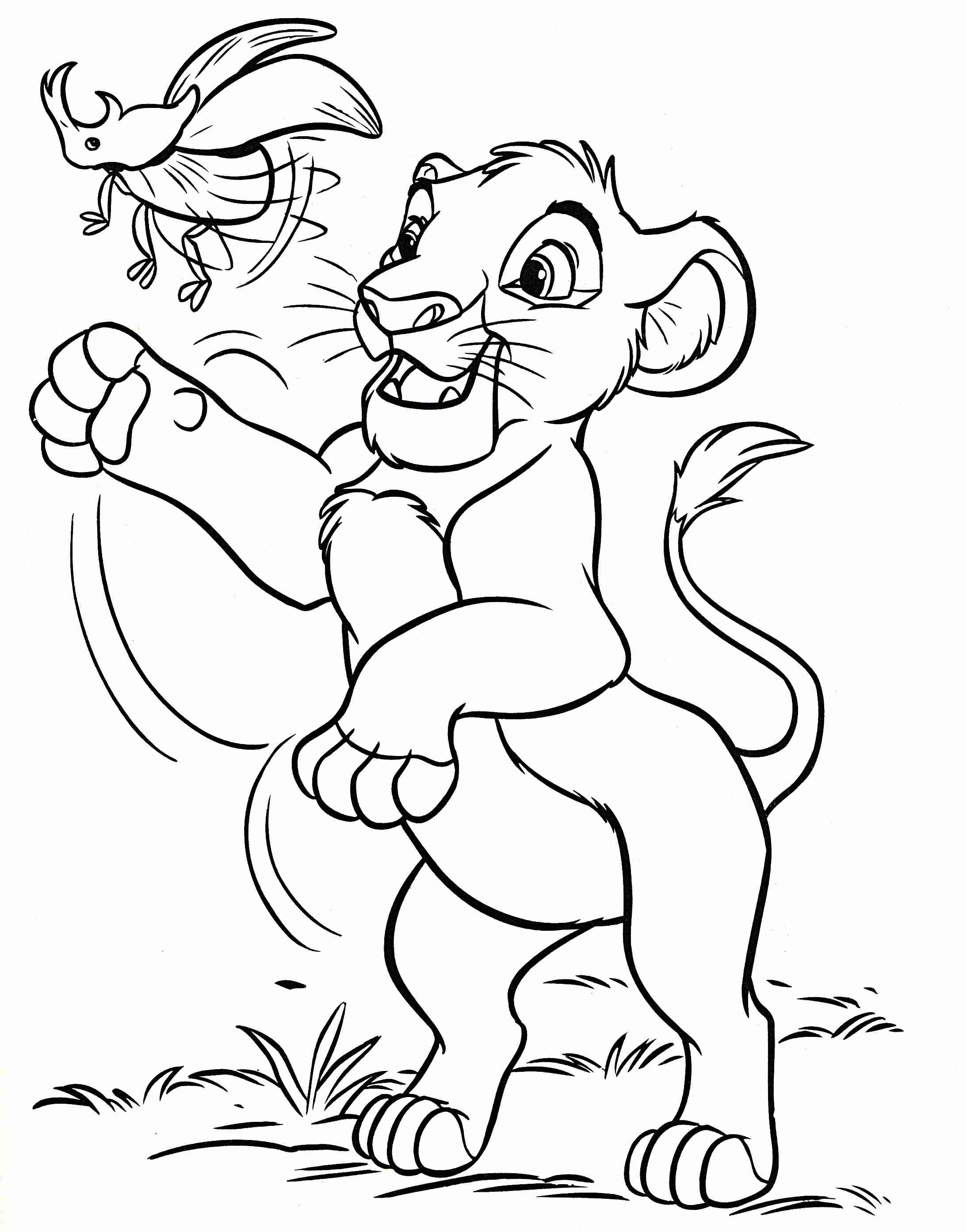 2187x2785 Lion King Coloring Pages Best For Kids Exceptional Simba And Nala