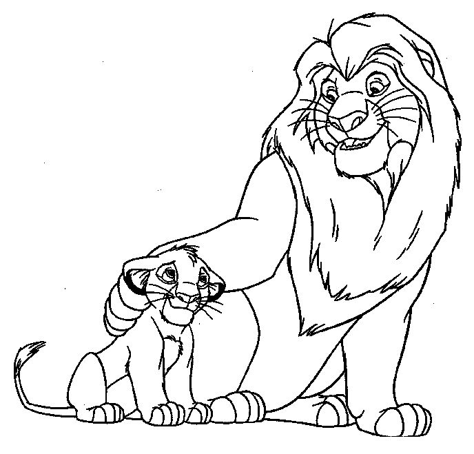Lion King Mufasa Coloring Pages