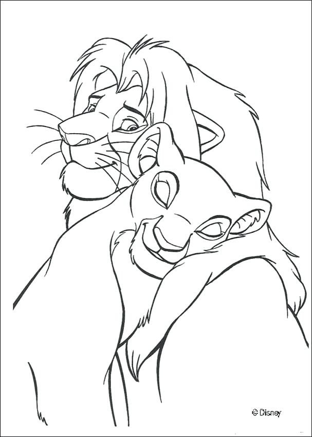 Lion King Printable Coloring Pages And Reunited And Coloring Page 607x850 Lion King Printable Coloring Pages And Reunited And Coloring Page