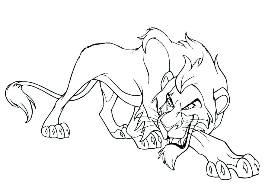 Scar Coloring Page Coloring Scar Lion King Coloring Pages For Kids 878x620 Scar Coloring Page Coloring Scar Lion King Coloring Pages For Kids