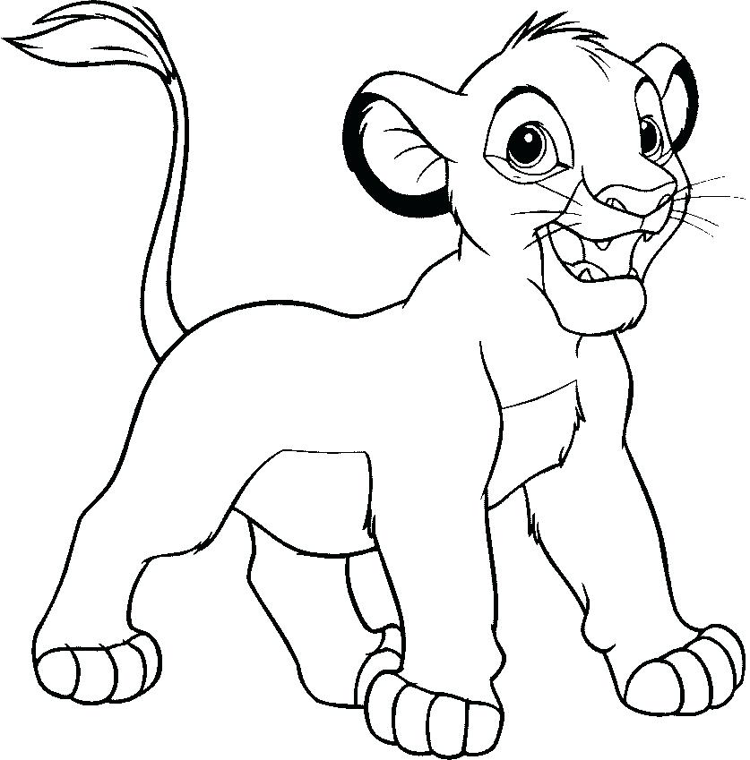 837x849 Simba Coloring Pages Coloring Pages Images Simba Lion King