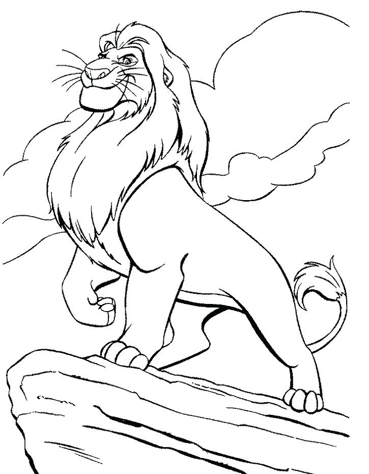 725x931 Coloring Lion King Simba Coloring Pages Page Nala. Lion King