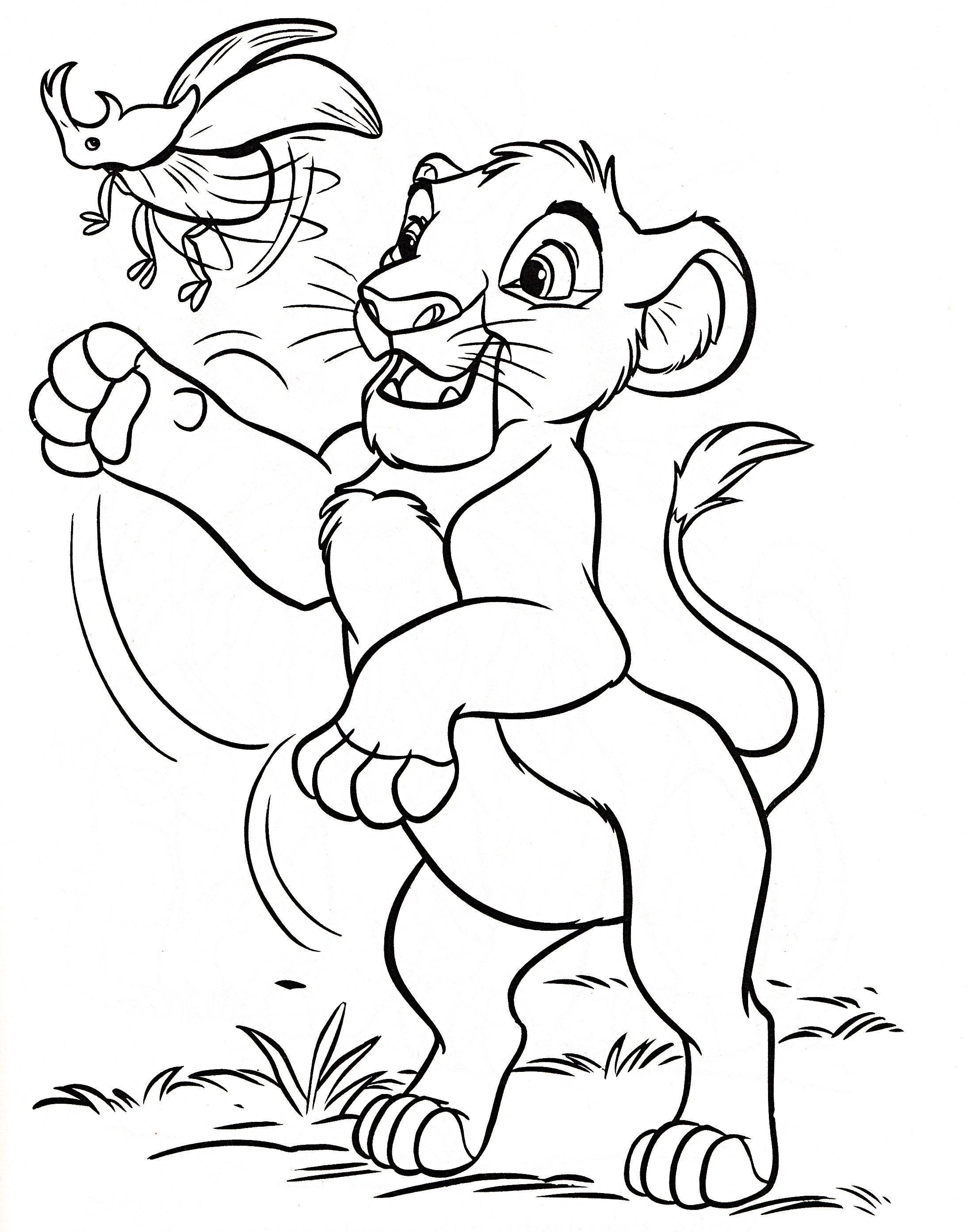 2187x2785 Lion King Simba Coloring Pages Getcoloringpages Free Of Lion King