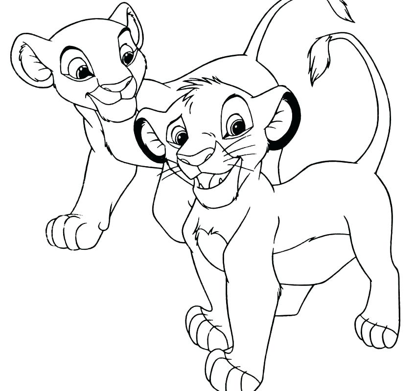 848x800 Coloring Pages Lion Impair.co