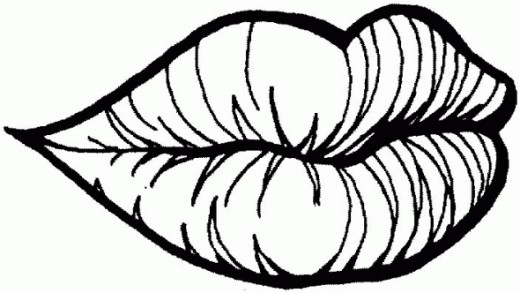 520x293 Coloring Pages. Lipstick Coloring Pages