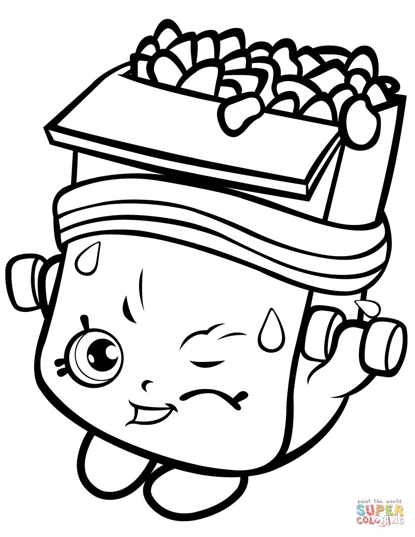 Breaky Crunch Shopkin Coloring Page On Lips Coloring Page 839x1086 Breaky Crunch Shopkin Coloring Page On Lips Coloring Page