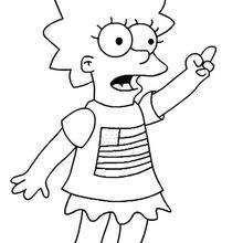 220x220 Lisa Simpson Coloring Pages