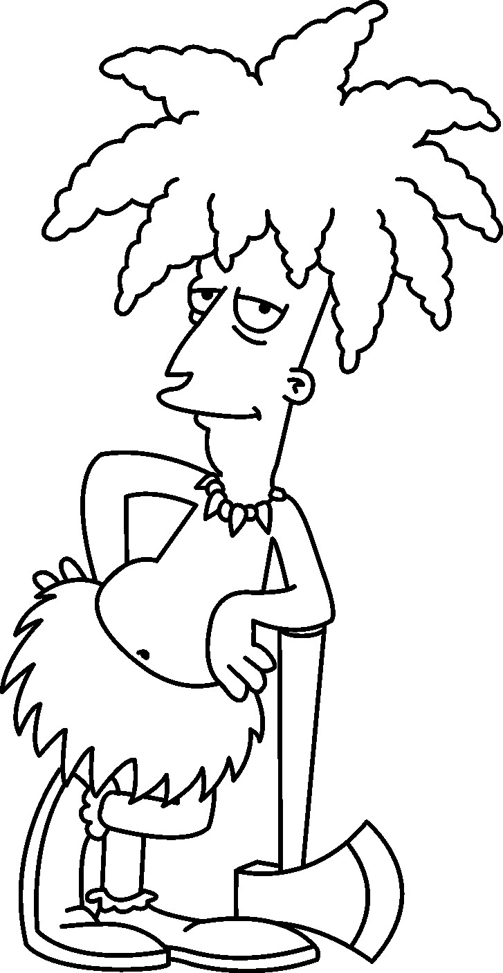 727x1406 Suddenly Bart Simpson Coloring Pages Simpsons Page Free Printable