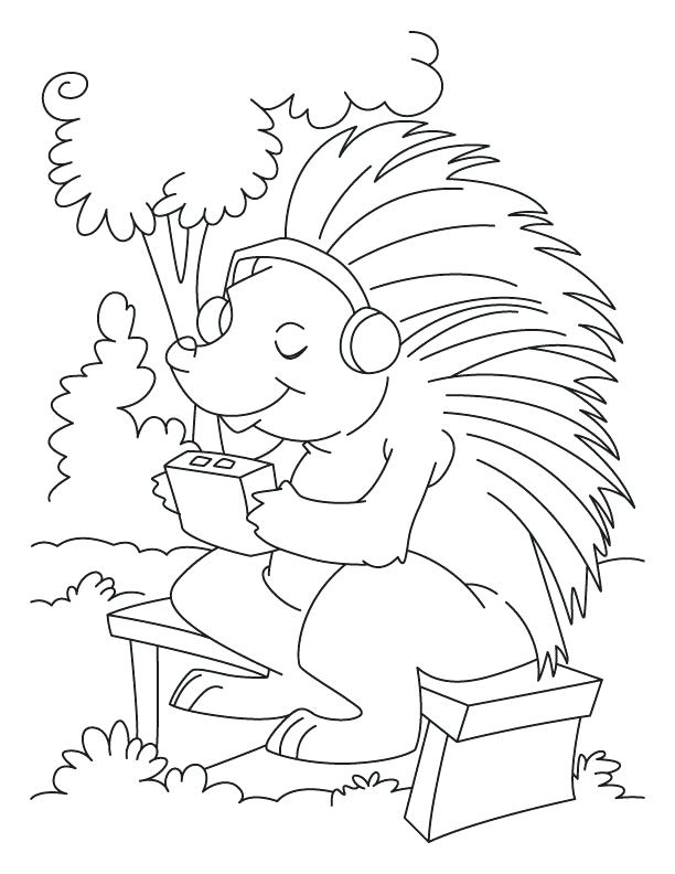 Listening Coloring Pages at GetColorings.com | Free printable colorings ...