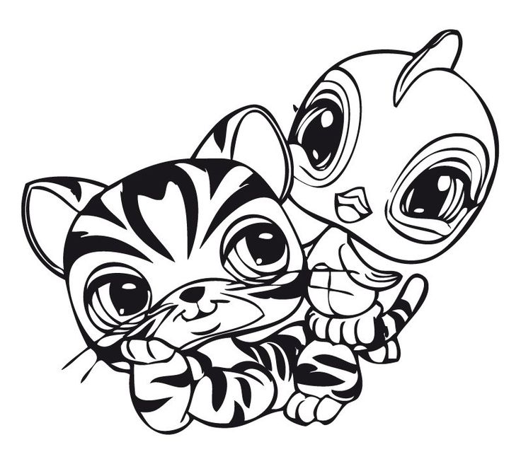736x656 Cool Idea Little Pet Shop Coloring Pages To Print Printable Cuties